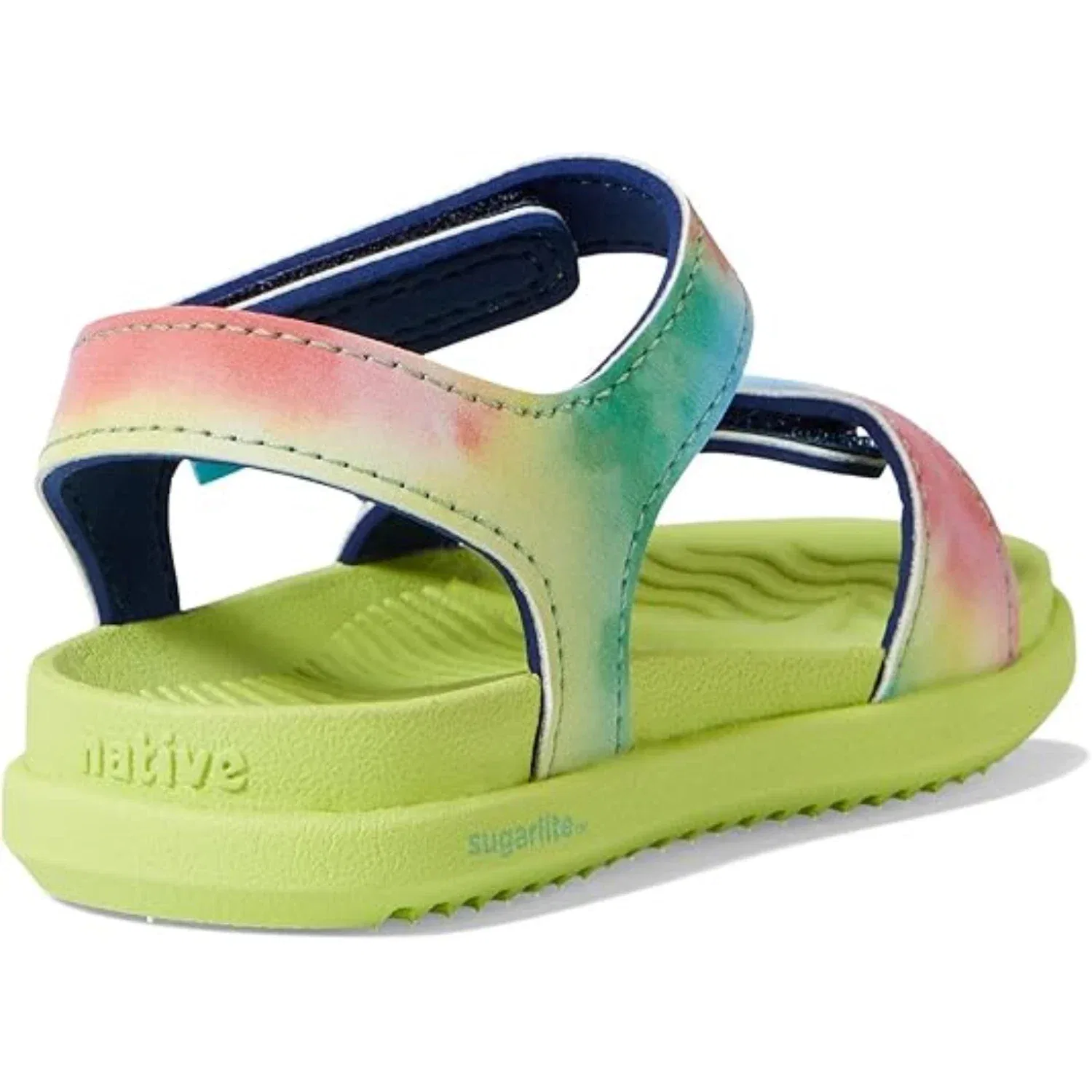 Детские сандалии Native Shoes Charley Sandal Celery Green Sugarlite Tie Dye Print ZOGG2351 — фото 4