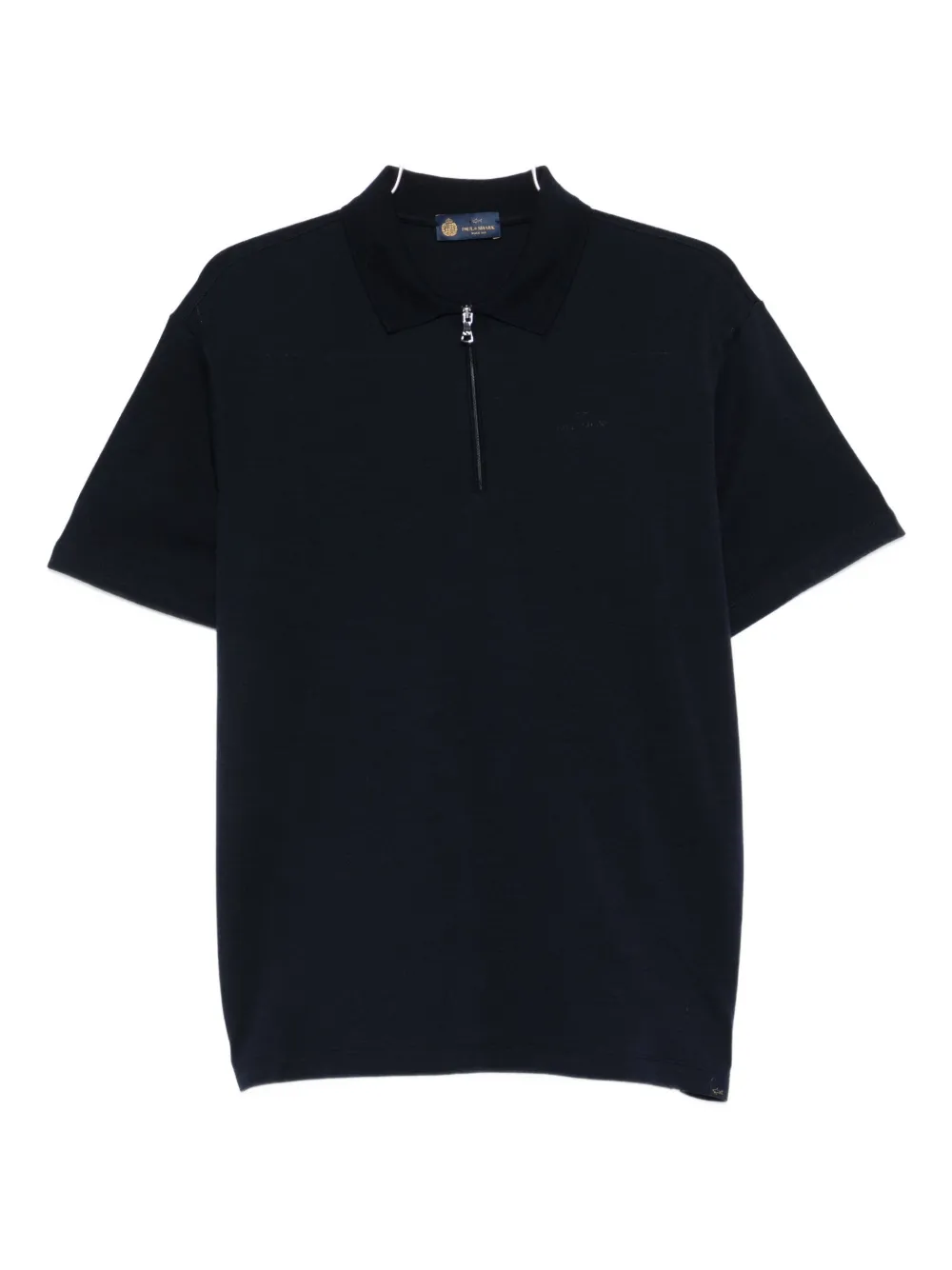 

Поло с молнией на воротнике Paul & Shark, синий