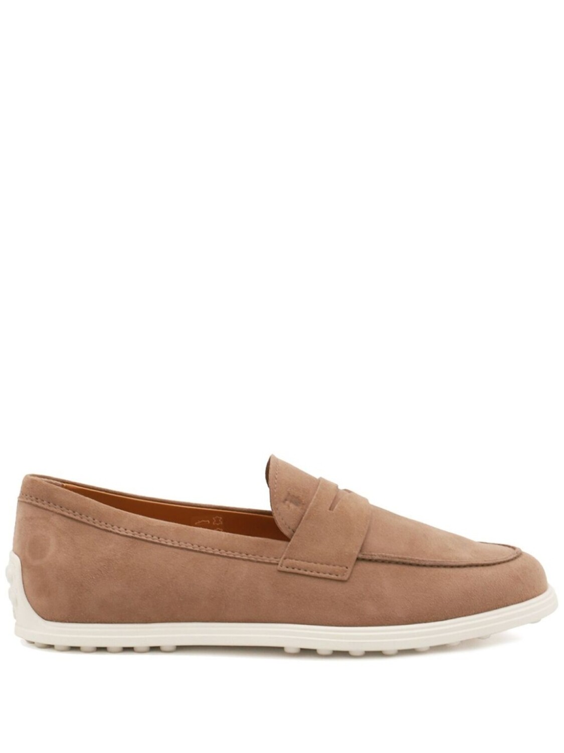Tod's замшевые лоферы, коричневый