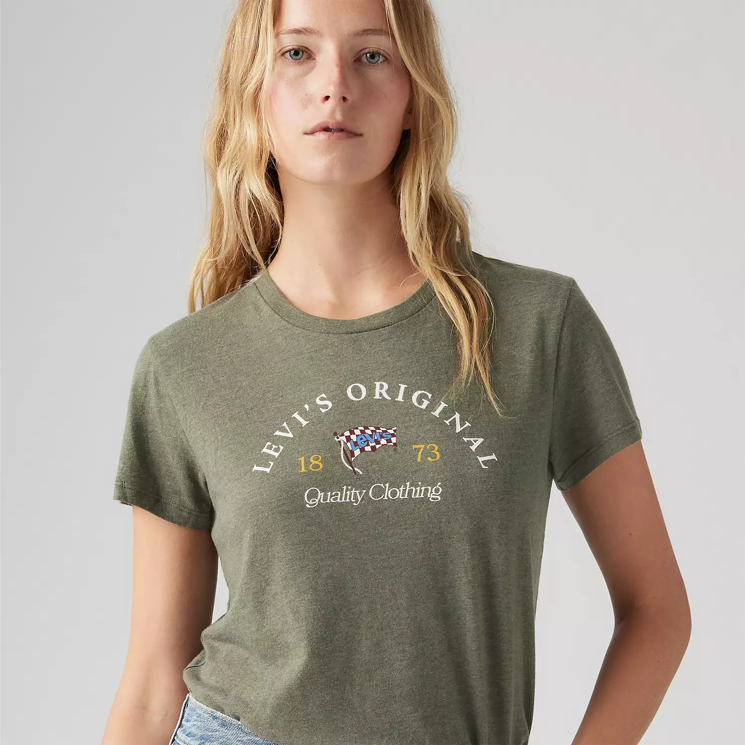 

Графическая футболка Perfect Levi's, цвет Levi's Original Flag - Green