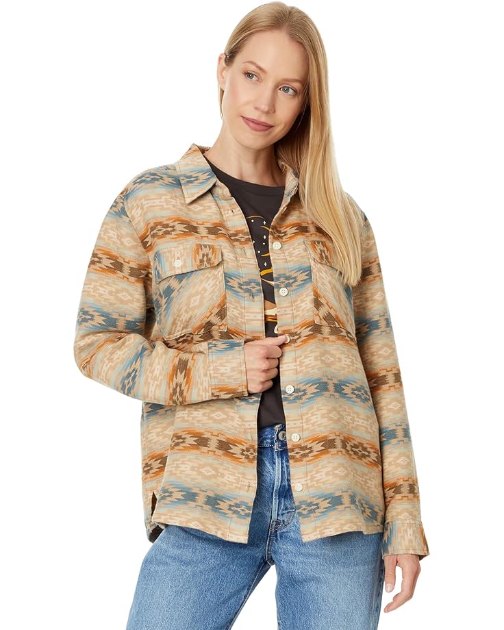 

Рубашка Pendleton Coastline Overshirt, цвет Mesilla Tan Multi