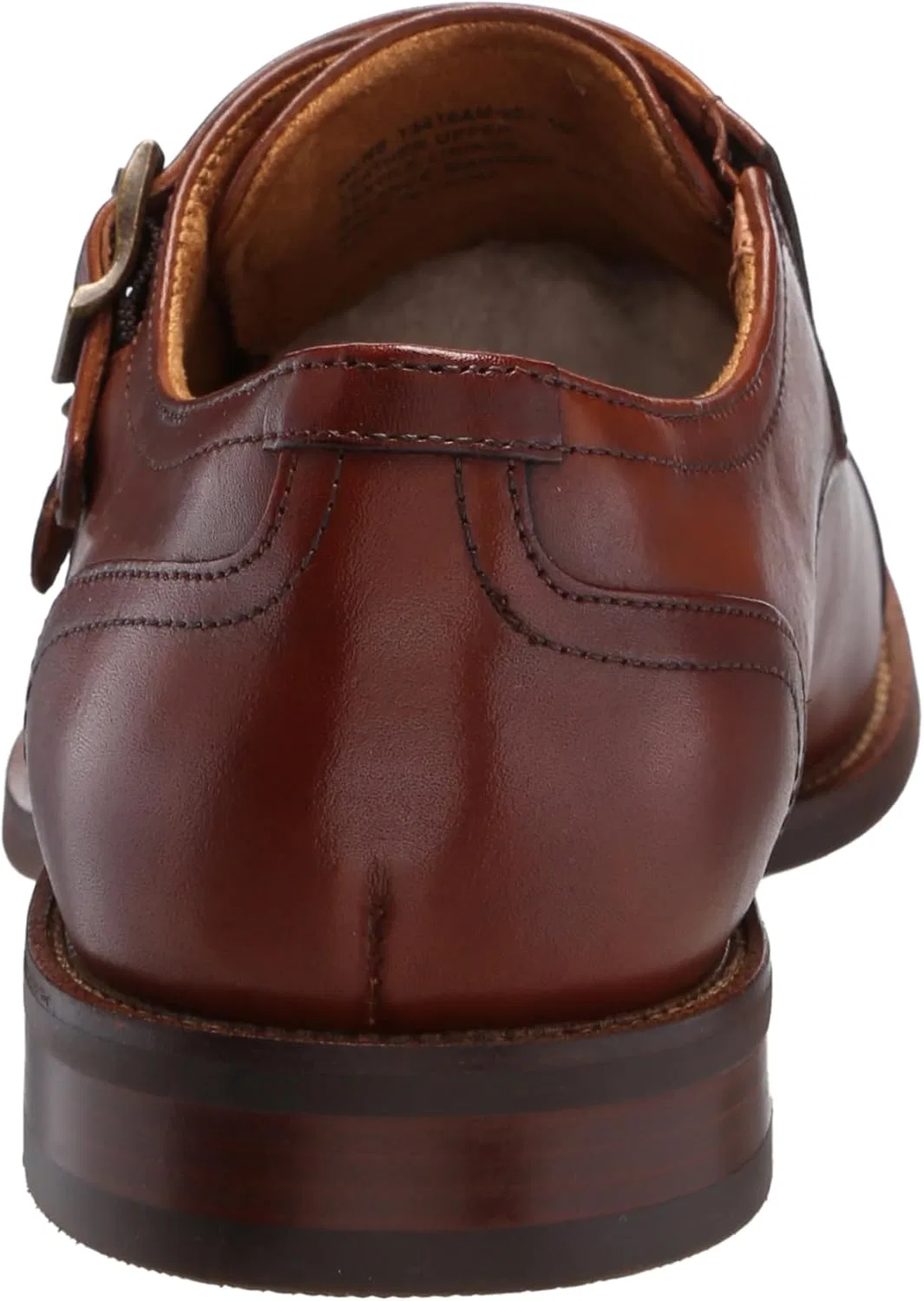 Мужские оксфорды Florsheim Rubano с закругленным носком и двойной пряжкой, Cognac — фото 3