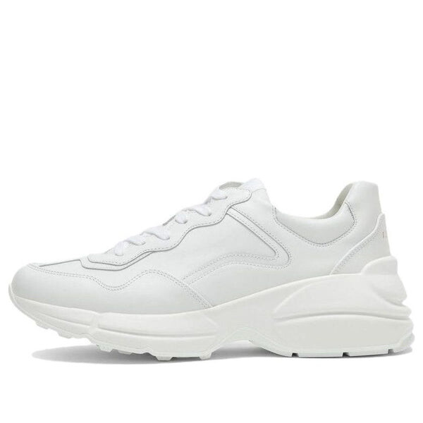 Кроссовки rhyton 'white leather' Gucci, белый