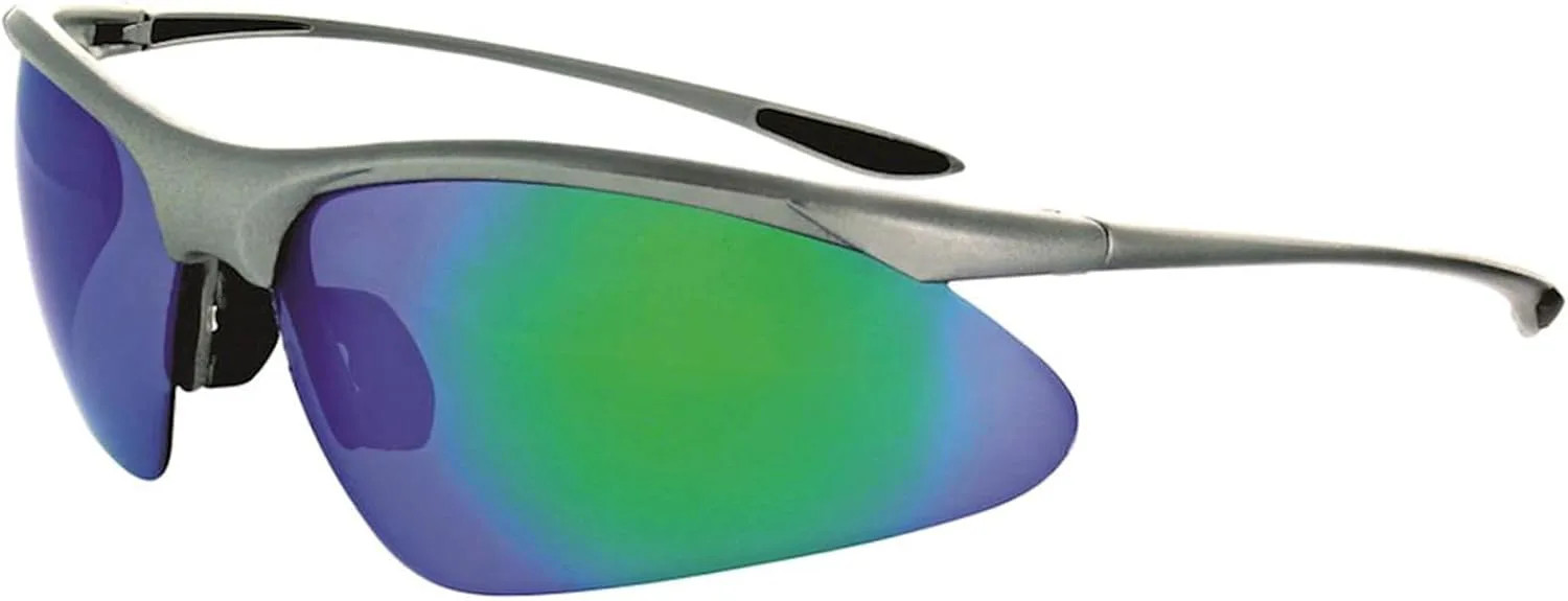 

Поляризованные спортивные солнцезащитные очки Optic Nerve Tightrope – легкая спортивная оправа, защита от УФ-излучения, антибликовое покрытие – унисекс, Matte Carbon