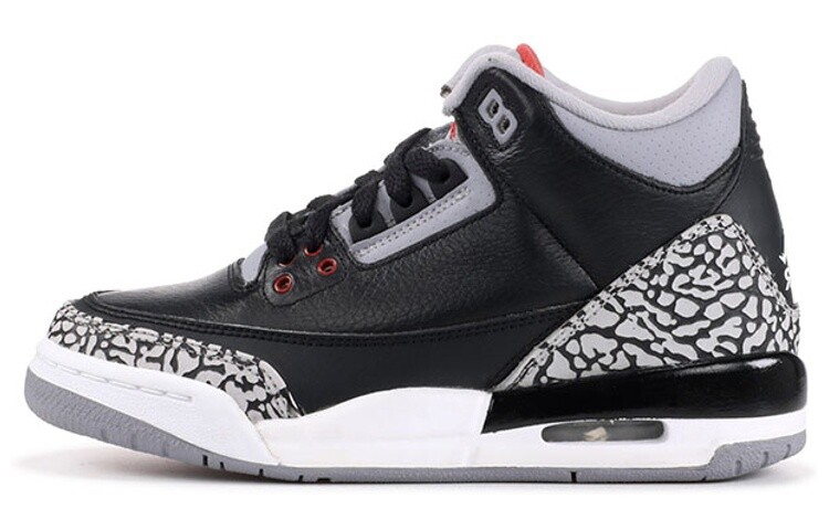 

Кроссовки Jordan Air Jordan 3 Vintage Basketball Female 398614-010, черный/белый