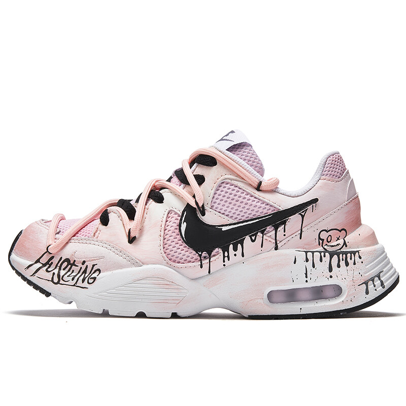 

Кроссовки Air Max Fusion женские с низким верхом розовые/черные Nike