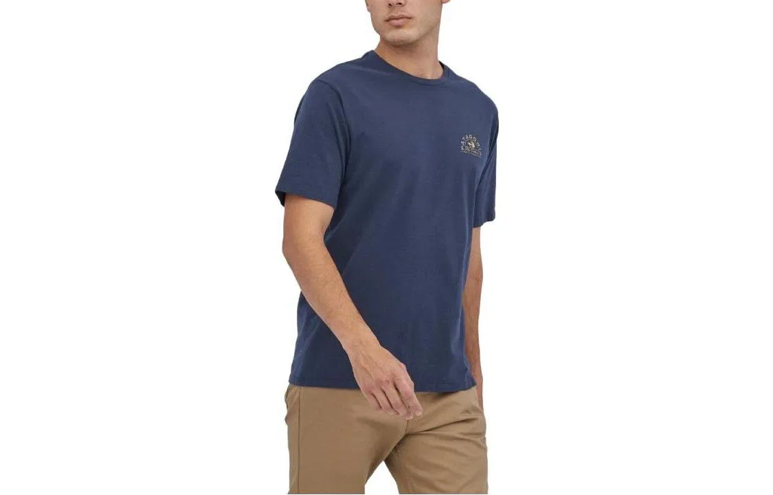 Футболка Patagonia с круглым вырезом Marine Blue