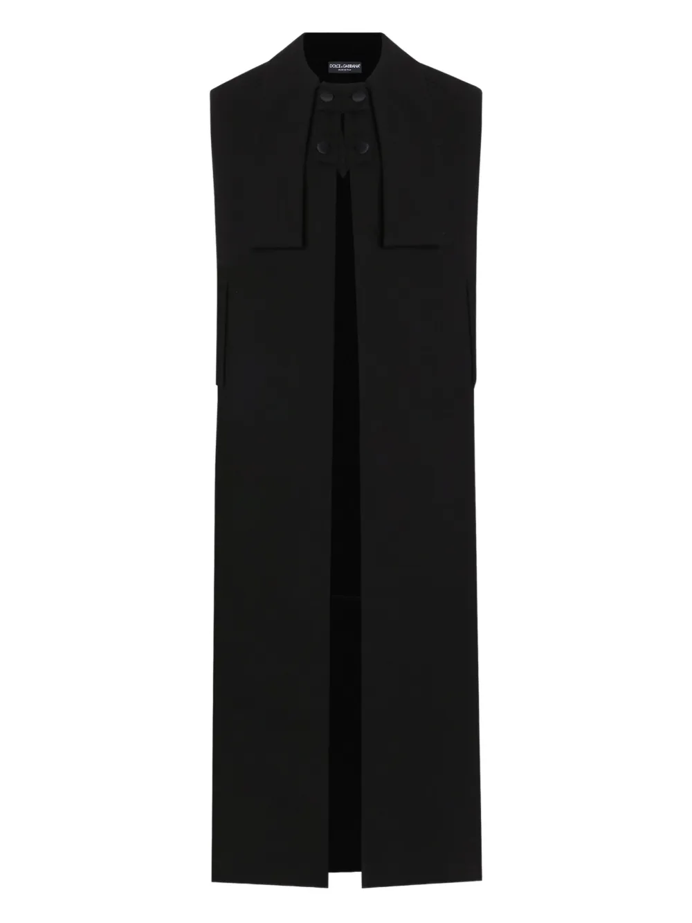 

Креповое пальто DOLCE & GABBANA, черный