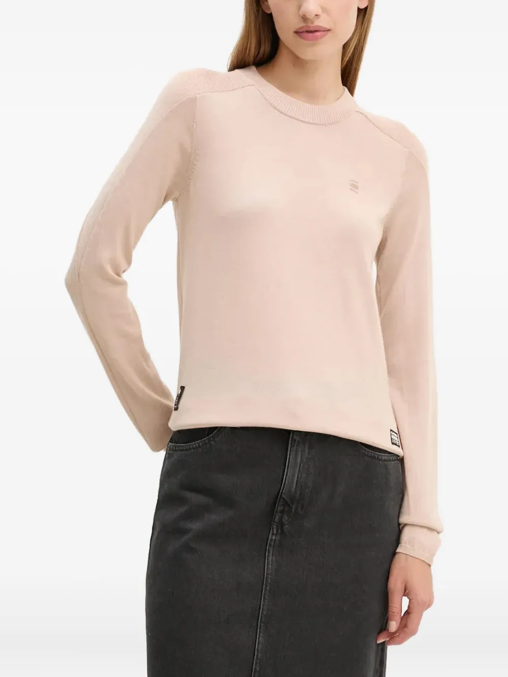 

Свитер с рукавами реглан G-Star Raw, розовый