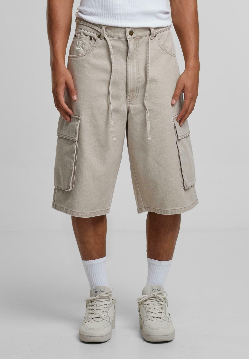 

Джинсовые шорты BAGGY Karl Kani, бежевый