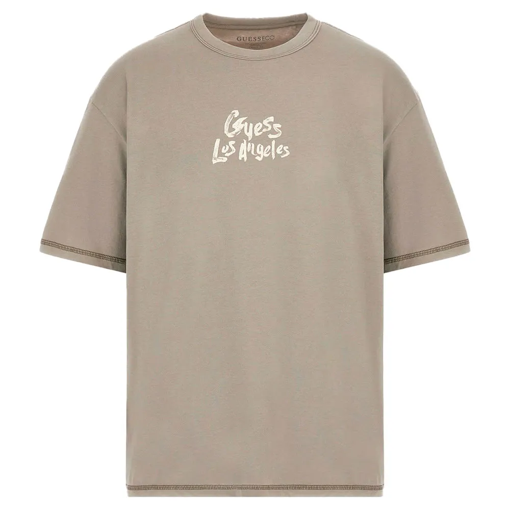 

Футболка с коротким рукавом Guess Cn Patch At Back, бежевый