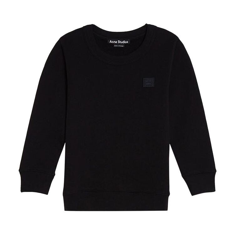 

Толстовка Acne Studios Kids Crewneck Sweatshirt Black, черный