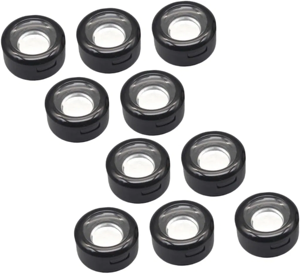 Палетка для теней SOESFOUFU алюминиевая черная 3.8x3.8x1.9 см