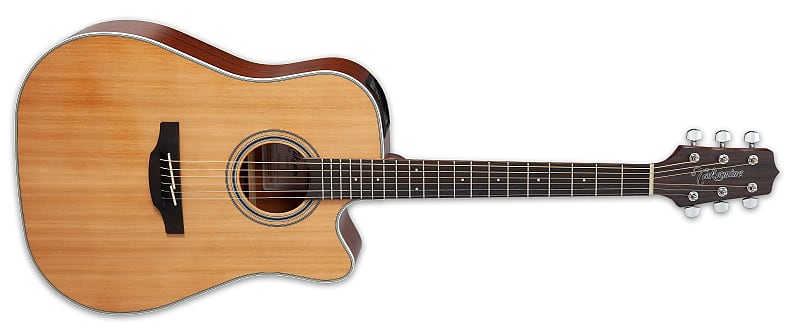 

Акустическая гитара Takamine Solid Cedar Top, Okoume Back and Sides Cutaway Dreadnought Acoustic Electric Guitar