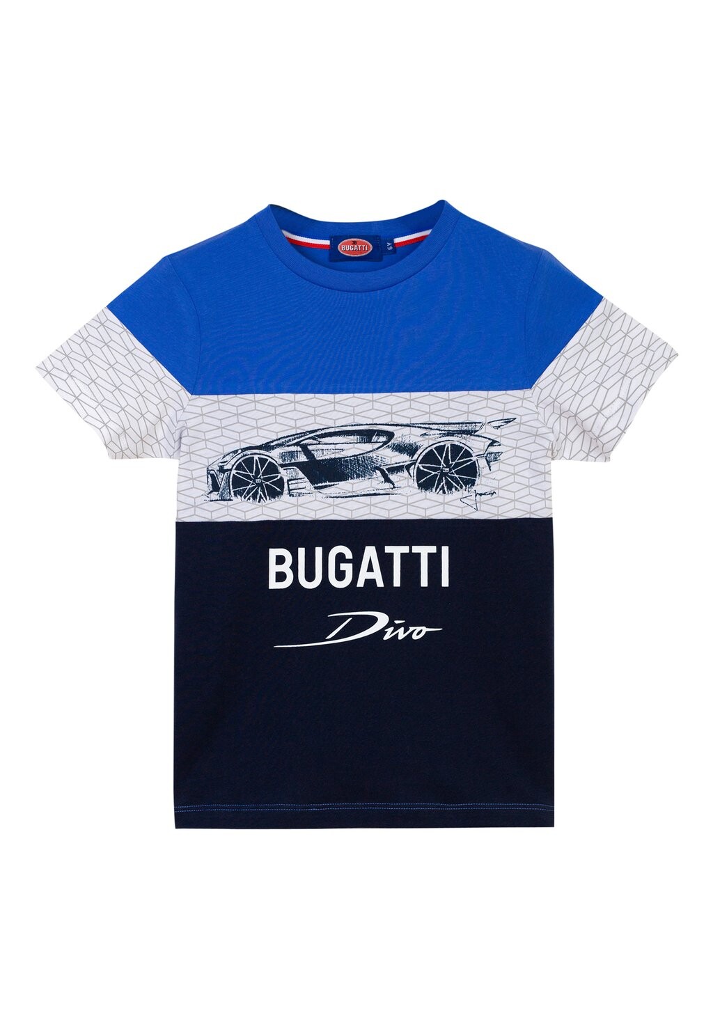 

Футболка с принтом bugatti, цвет amparo blue