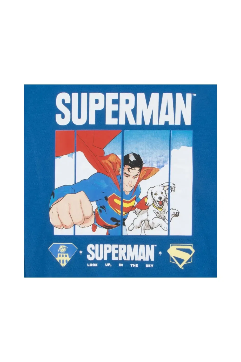 Свитер Superman для мальчиков DC Comics синий, синий — фото 2