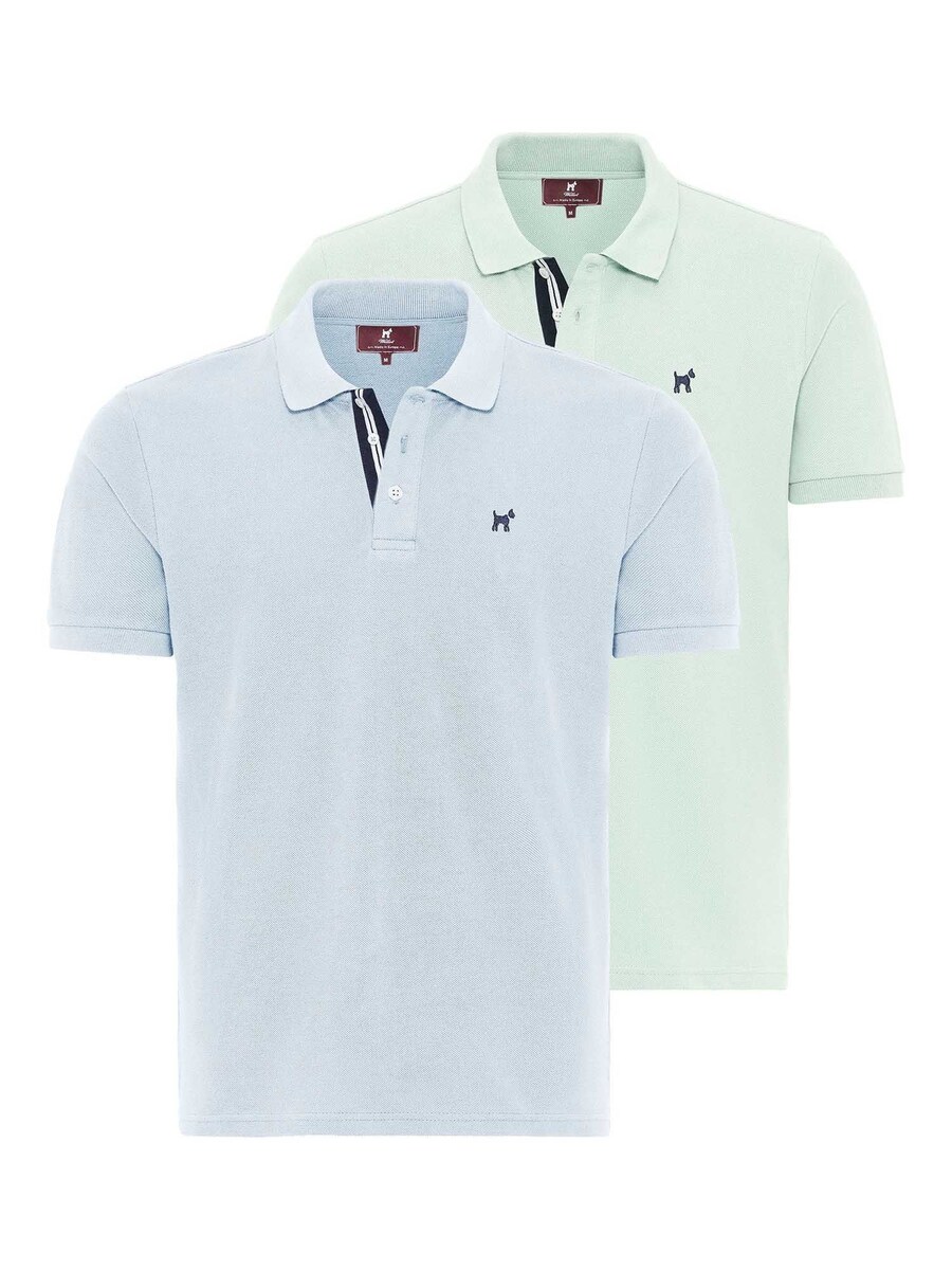 

Рубашка Williot Torino, цвет marine blue/Pastel blue/Mint
