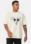

Футболка с принтом DISNEY MICKEY SIGNATURE Re:Covered, бежевый