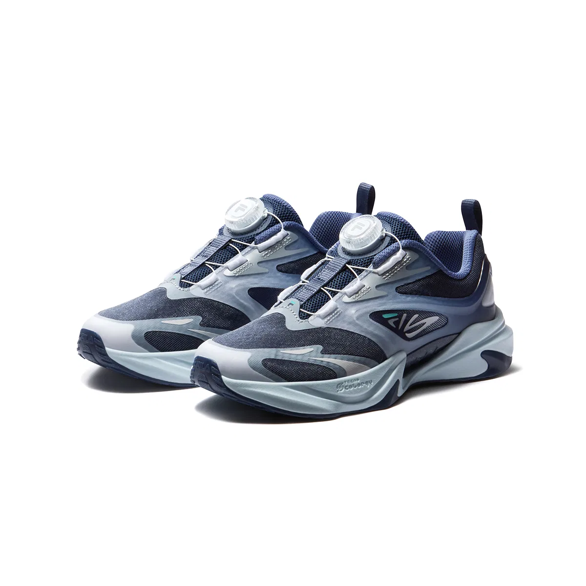 Кроссовки Heritage FHT Running Shoes Badge Blue/FILA White детские FILA KIDS — фото 4