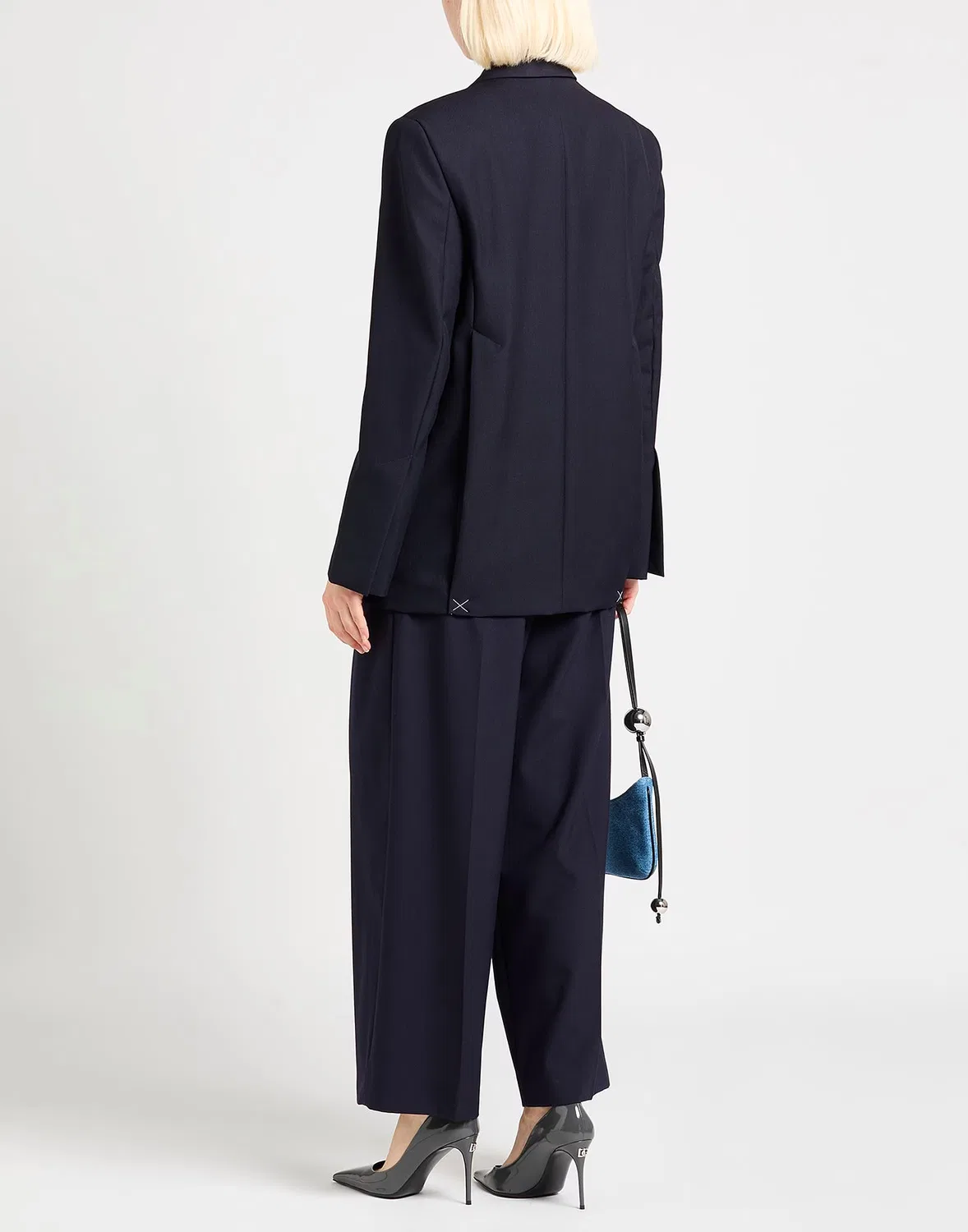 Блейзер LE PAPIER JACQUEMUS синий — фото 3