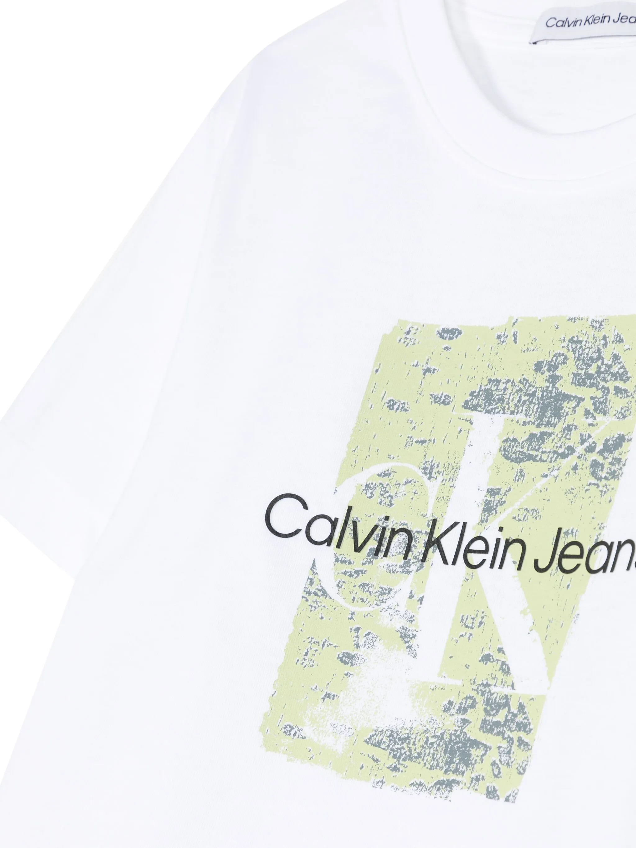 Футболка с принтом Second skin Calvin Klein Kids, белый — фото 3