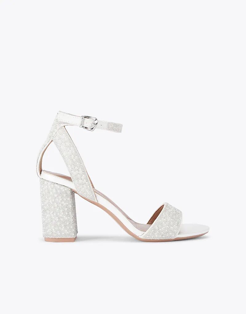 Белые босоножки на каблуке Carvela Kianni