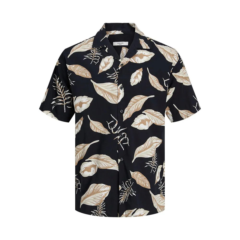 

Рубашка с коротким рукавом Jack & Jones Ladrew Print Resort, черный