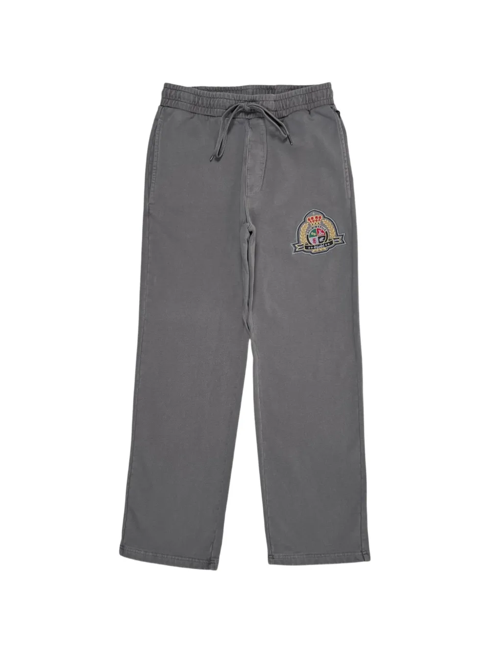 

Прямые спортивные брюки с нашивкой Ksubi, серый