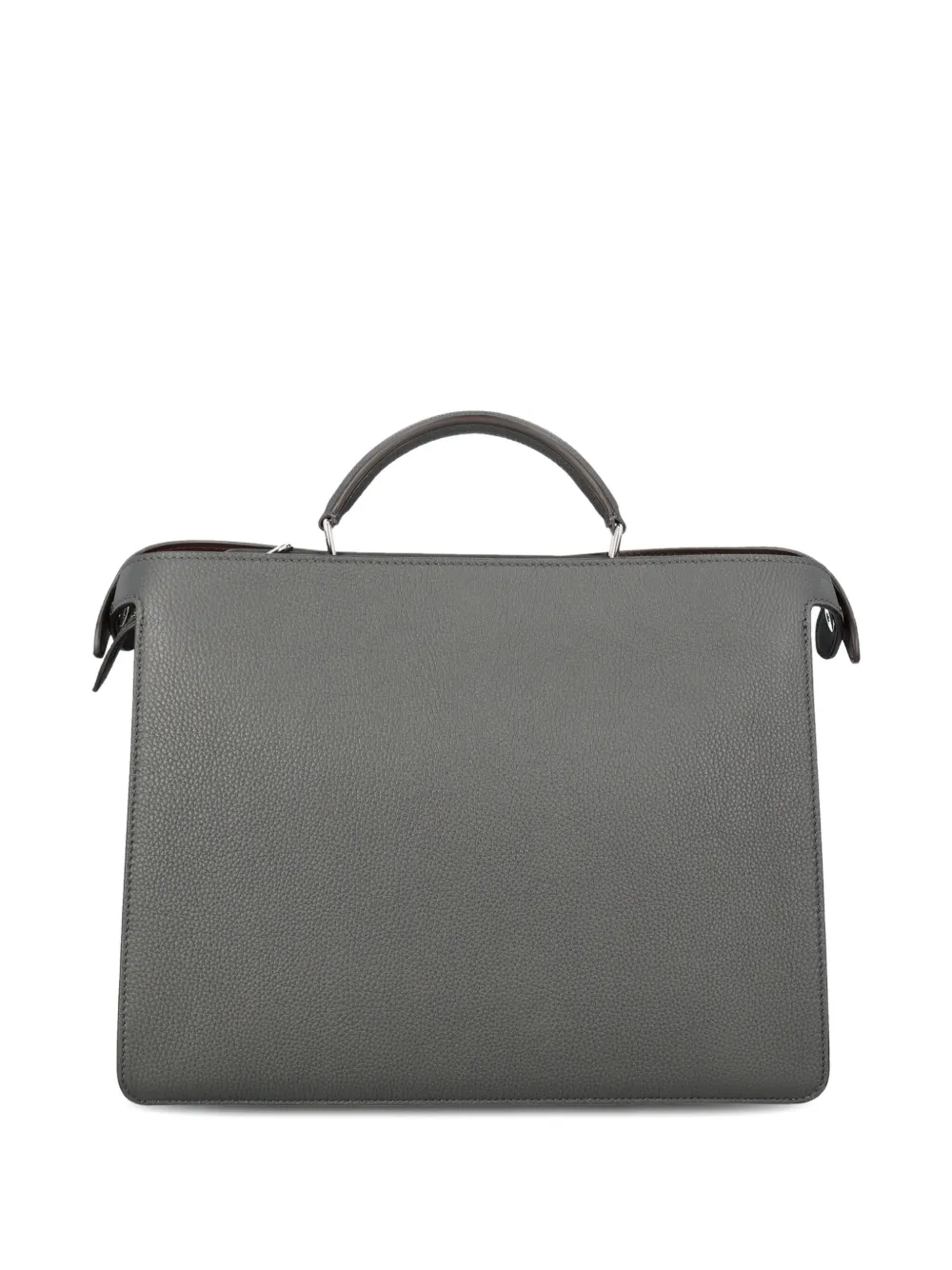 Сумка-тоут Medium Peekaboo ISeeU FENDI, серый — фото 2