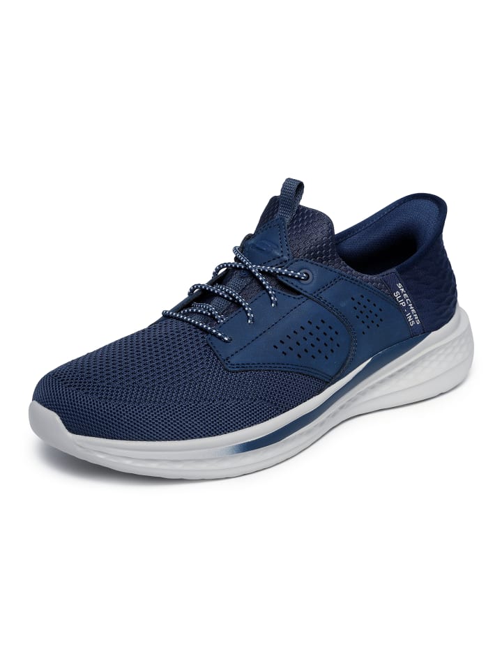 Skechers Низкие кроссовки Slade - Caster синего цвета — фото 2