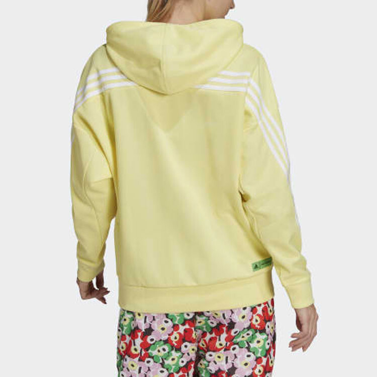 Толстовка женская желтая Adidas — фото 3
