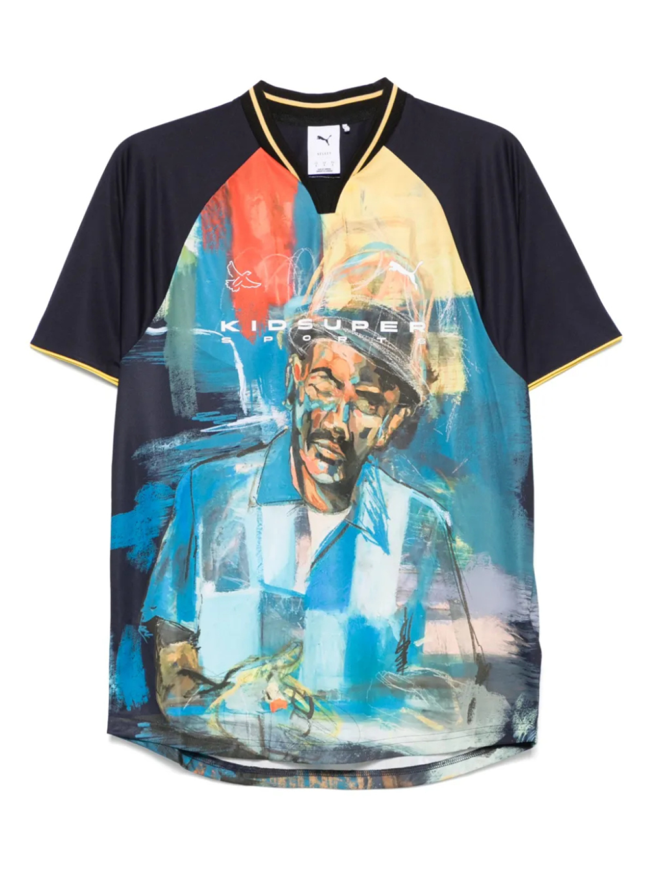 

PUMA x Kidsuper graphic-print Футболка, синий