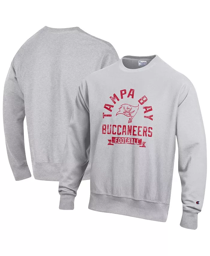 

Мужской свитшот Heather Gray Tampa Bay Buccaneers Reverse Weave Fleece Champion