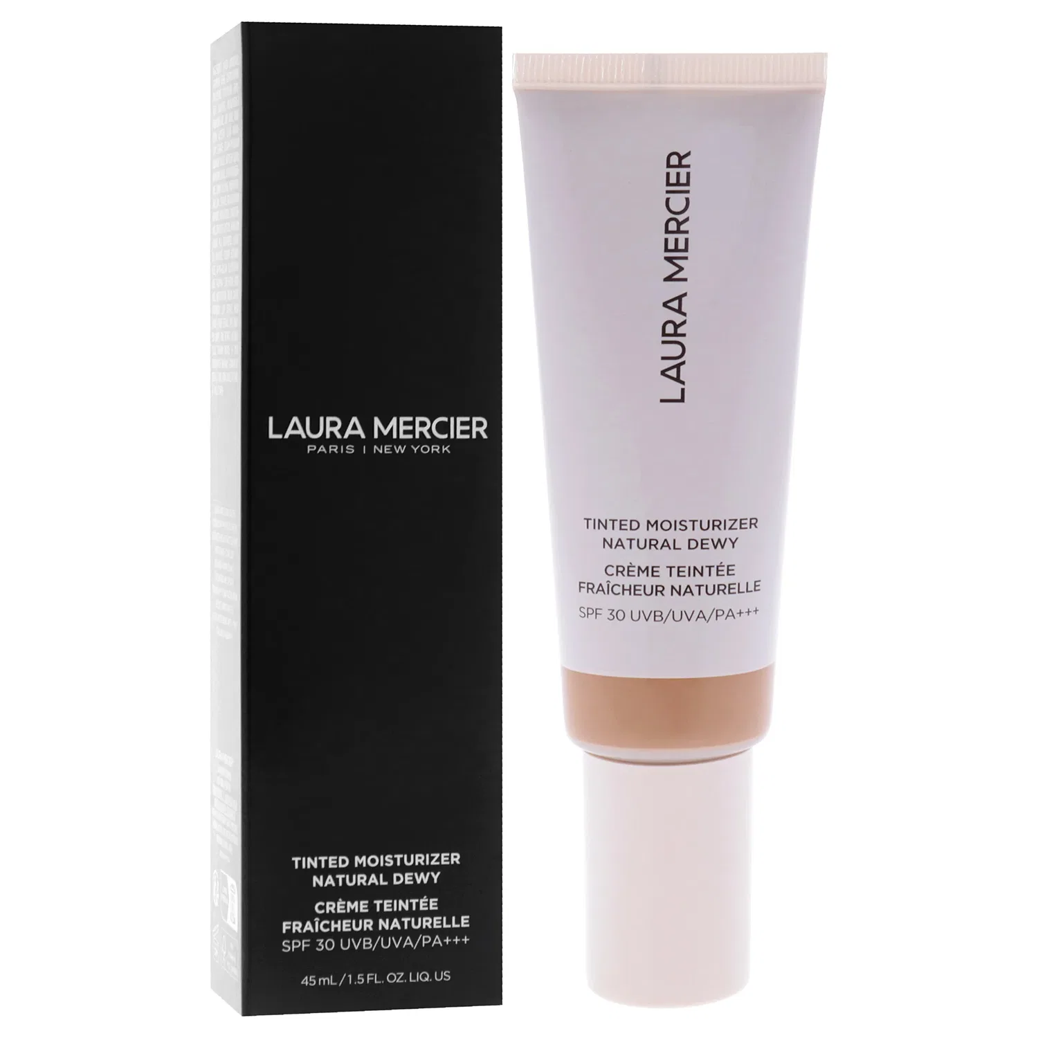 Тонирующий увлажняющий крем Natural Dewy SPF 30 - 4N Teak от Laura Mercier для женщин - 44 г (1,5 унции), коричневый — фото 3