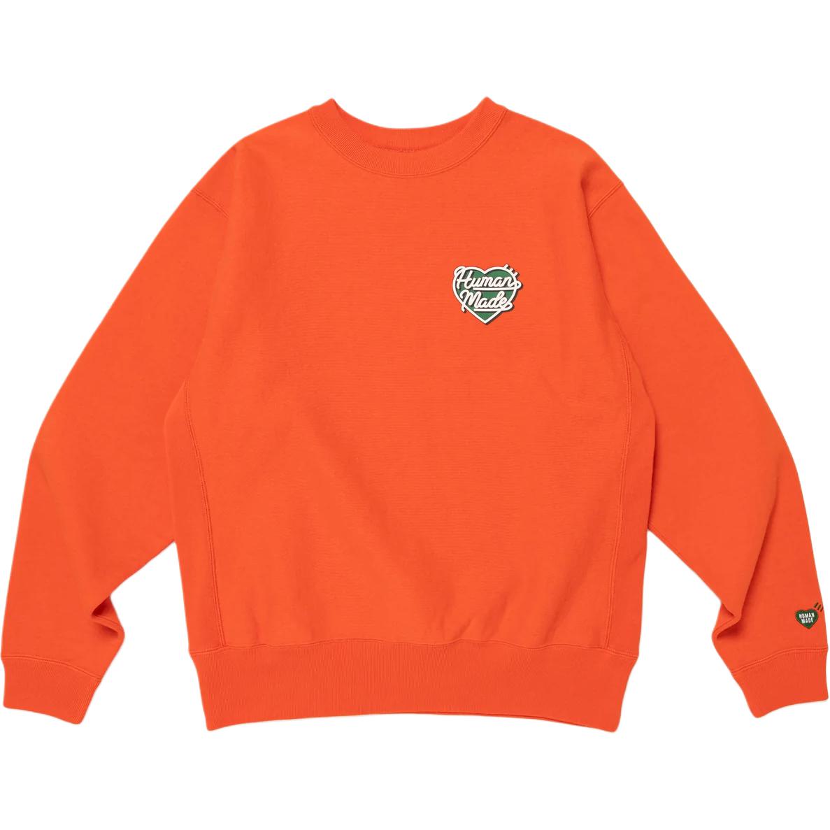 

Свитер с логотипом в виде сердца HUMAN MADE, оранжевый
