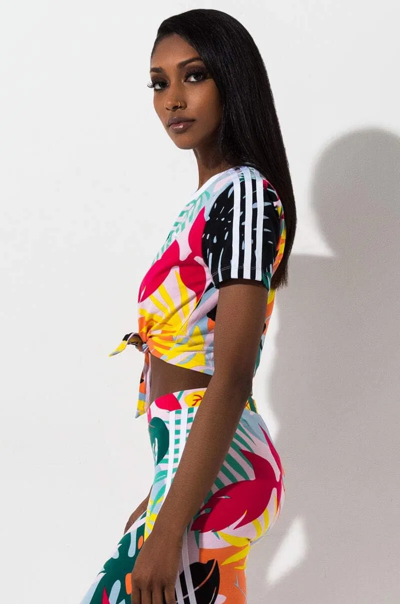 Футболка женская adidas Originals, разноцветная — фото 3