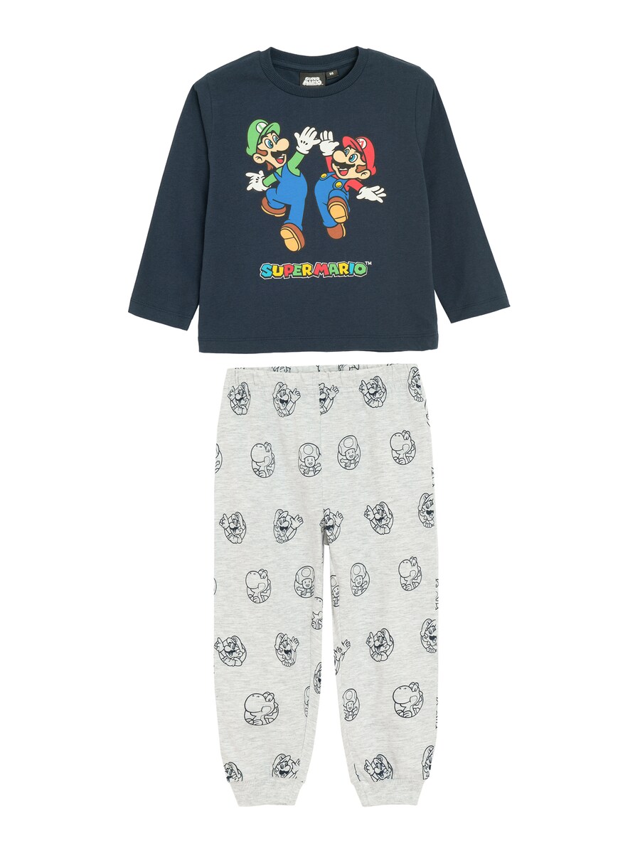 

Пижама Cool Club, темно-синий/светло-серый