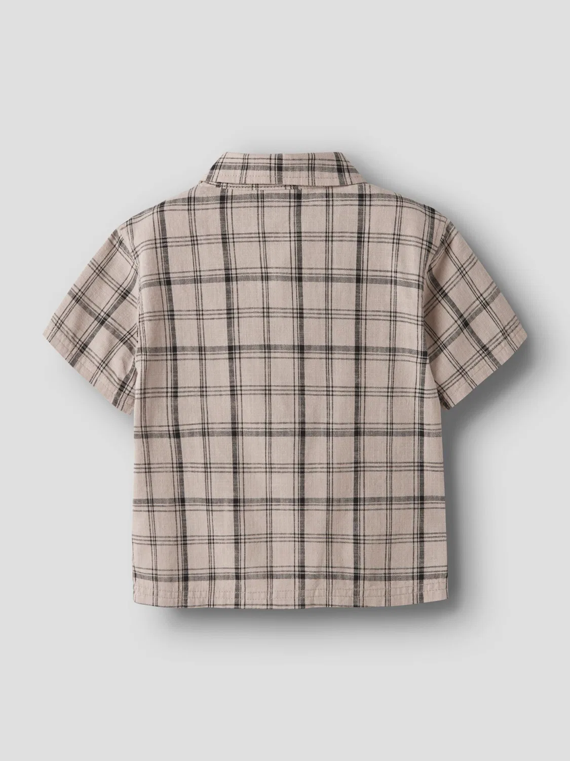 Рубашка на пуговицах стандартного кроя Name It, Grey/Taupe/Anthracite — фото 2