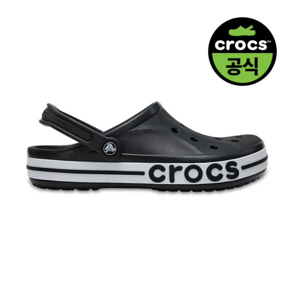 Мужские клоги BayaBand Clog Black/White от Crocs — фото 3