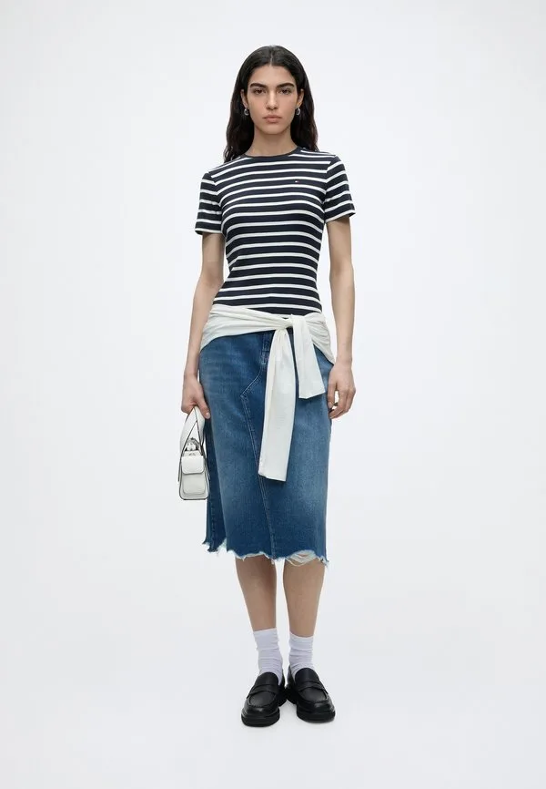 Базовая футболка коди Tommy Hilfiger, Blue — фото 2