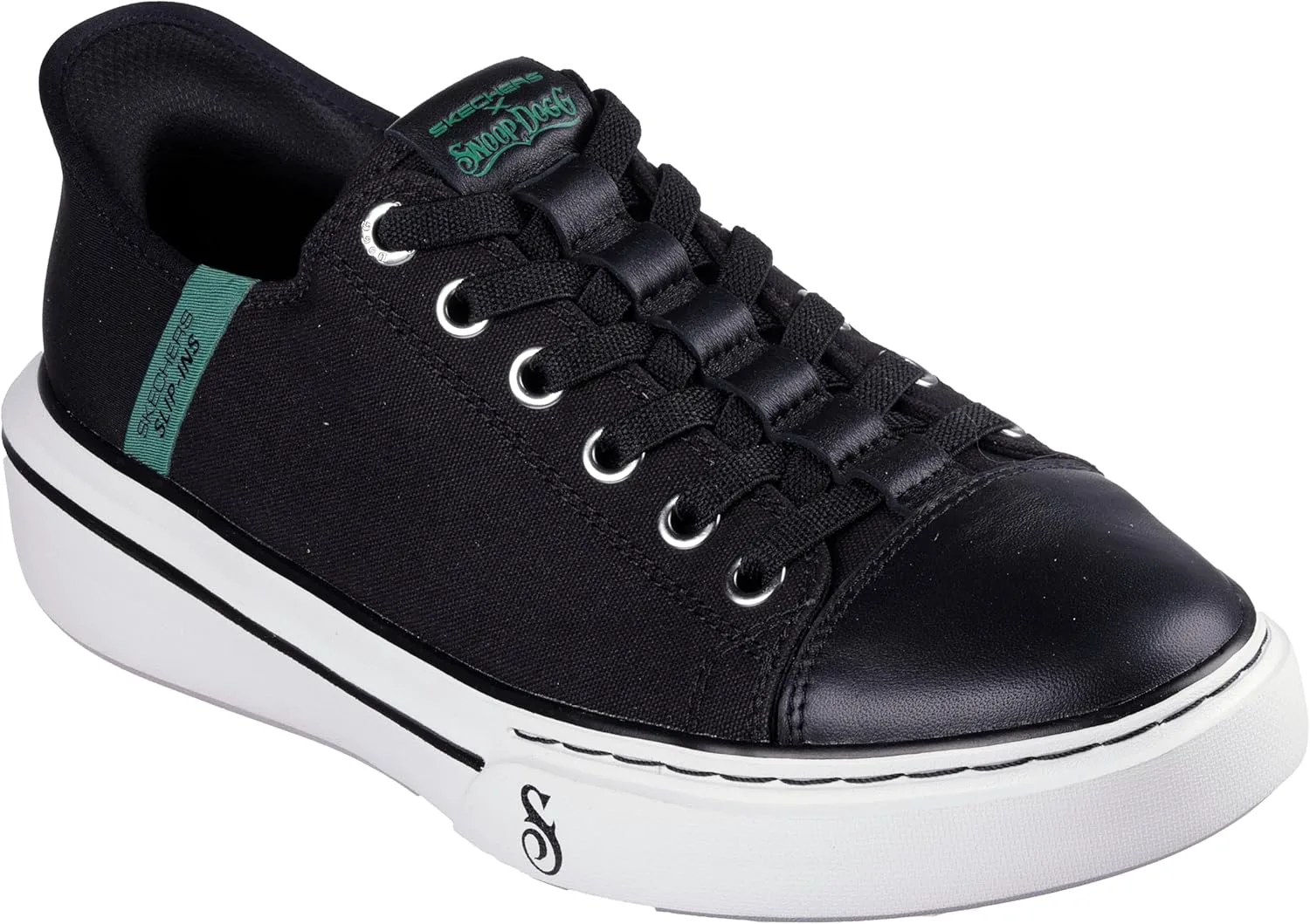 Мужские кеды Skechers Snoop One-low Dogg Canvas_251030, черный