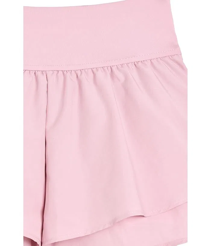 Шорты с рюшами YPB abercrombie kids, Pink Nectar — фото 3