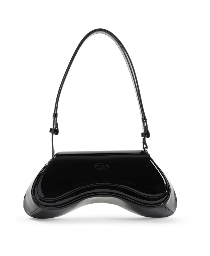 

Черная сумка через плечо с дизайном, вдохновленным джойстиком. Diesel, черный