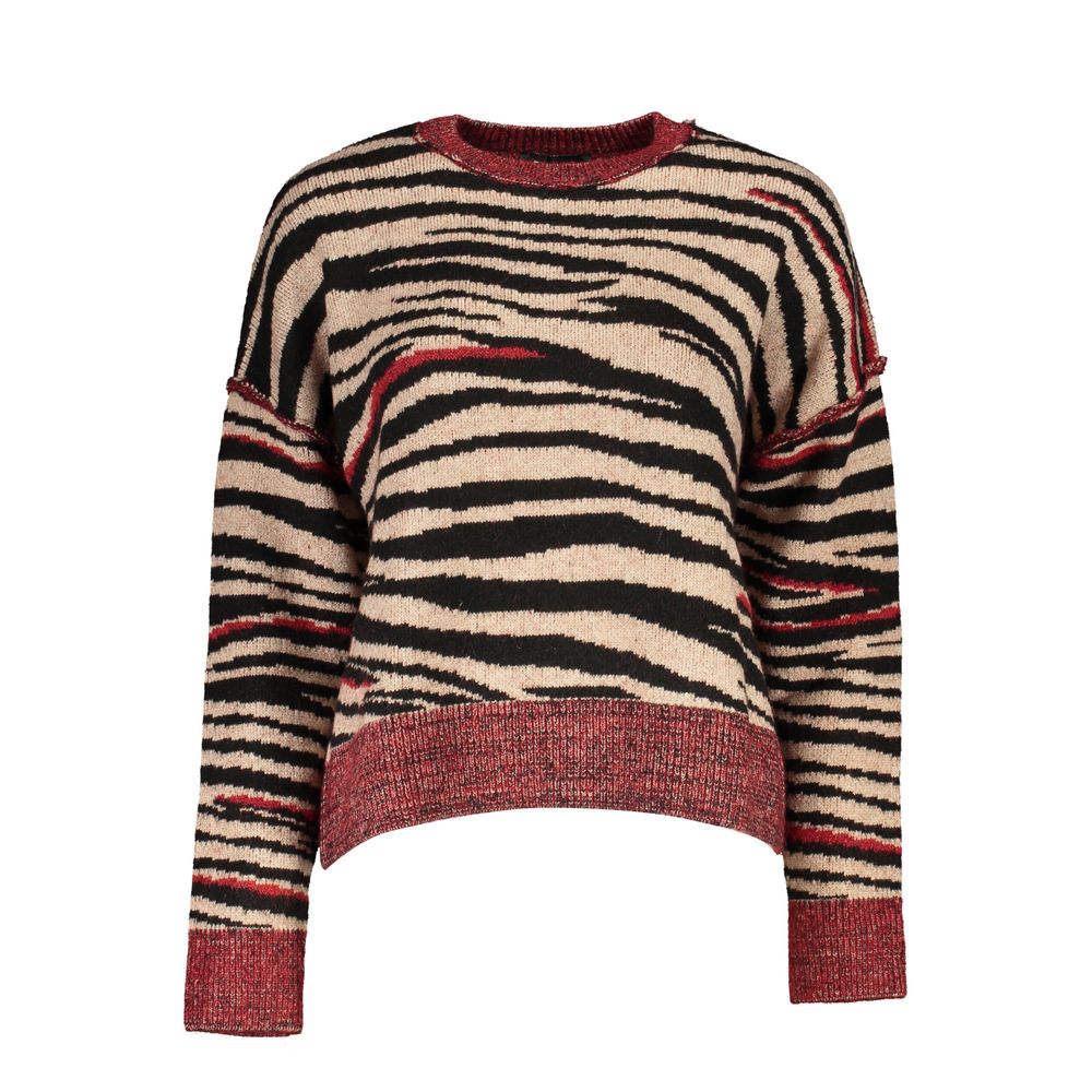 

Красный тканевый свитер Desigual