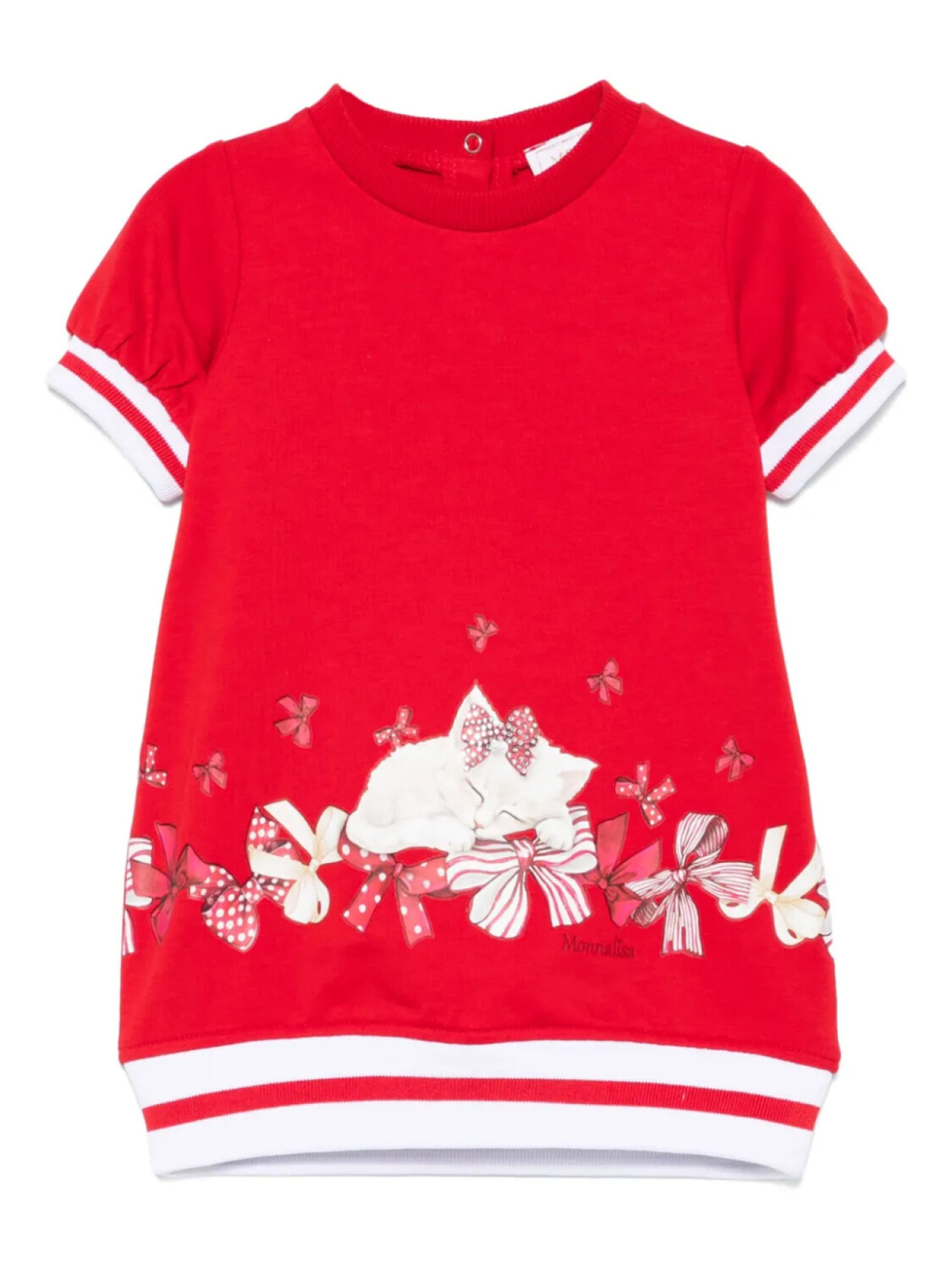 

Двухцветное платье Monnalisa, красный