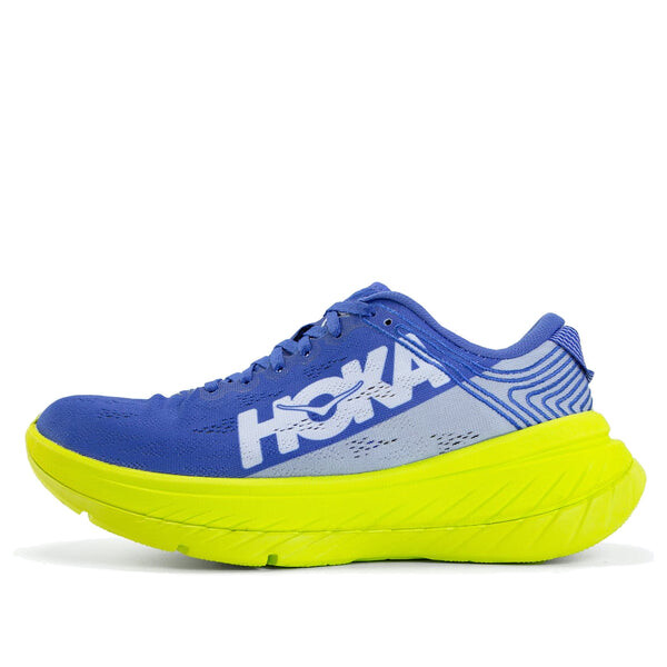 

Кроссовки carbon x 'royal blue green' Hoka One One, синий