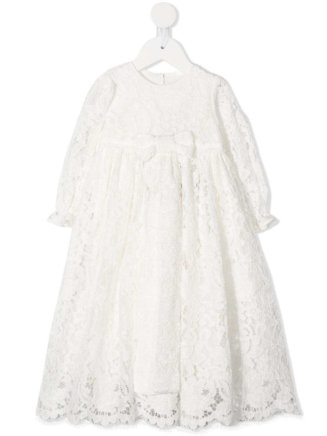 

Dolce & Gabbana кружевное платье А-силуэта, белый