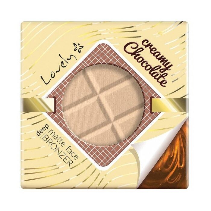 

Бронзер для лица Creamy Chocolate Matte Face Bronzer Lovely Makeup, Marrón
