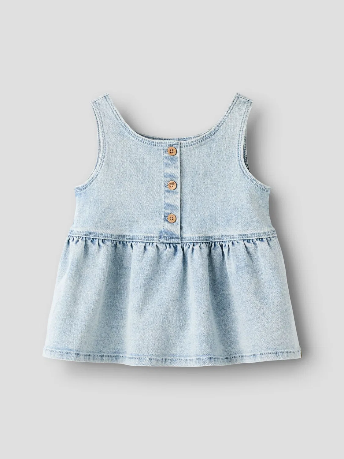 Топ джинсовый Name it, light blue denim — фото 3