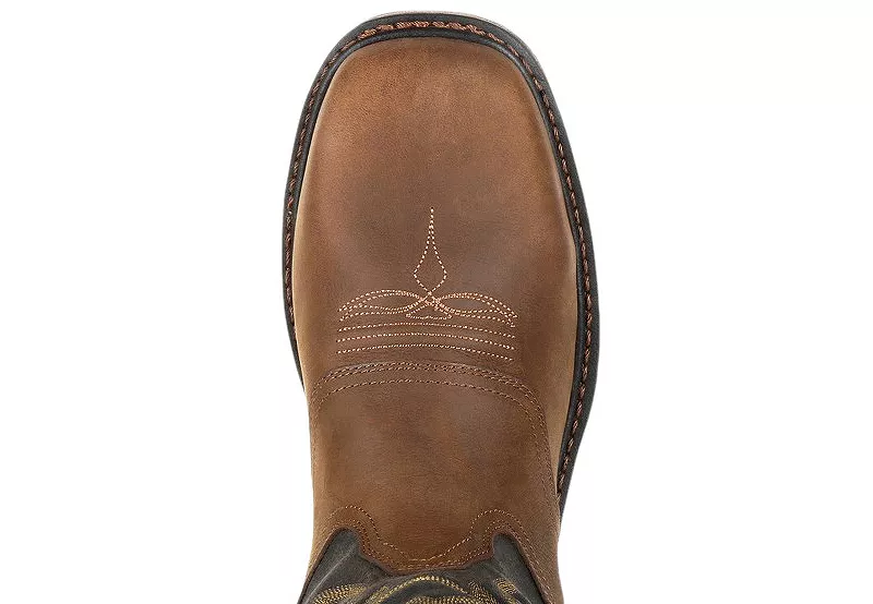 Мужские водонепроницаемые рабочие ботинки Georgia Boot Carbo-Tec LT со стальным носком Georgia Boots, черный/коричневый — фото 2